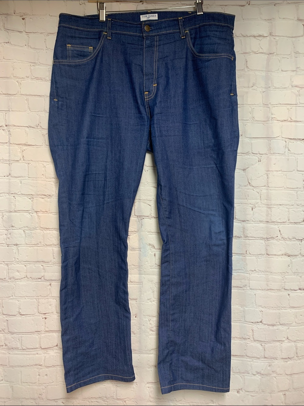 Tom James Blue Delta Blue Rissi Straight Custom Jeans 42 x 30​